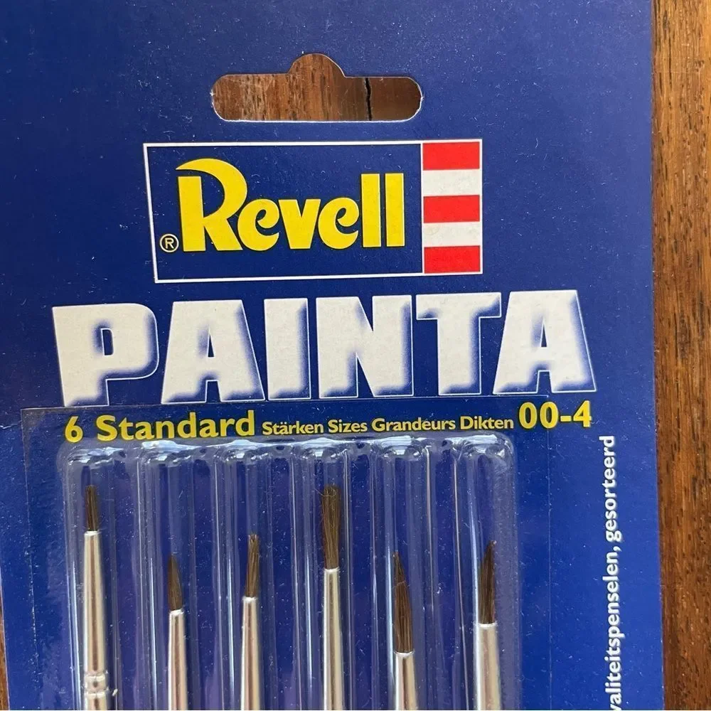 Revell Painta Standard Brush Set Sizes 00-4 Model Making
